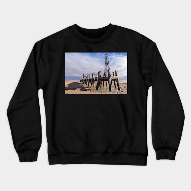 Abandoned Jetty Crewneck Sweatshirt by static-shotz